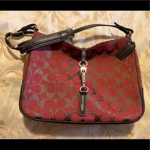 Coach Bag - Pumpkin with Brown Leather details